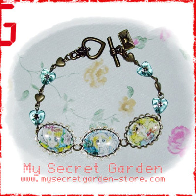 Candy Candy キャンディ・キャンディ Candice White Ardlay anime Cabochon Bronze Bracelet 2 Candy Candy キャンディ・キャンディ Candice White Ardlay anime Cabochon Bronze Bracelet 2
